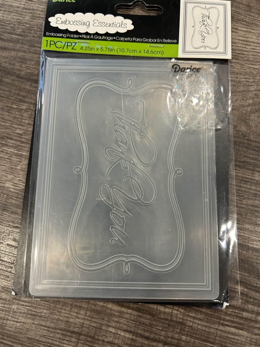 6 pack Darice Embossing Folder Collection - Assorted Floral & Animal Designs - Picture 7 of 7